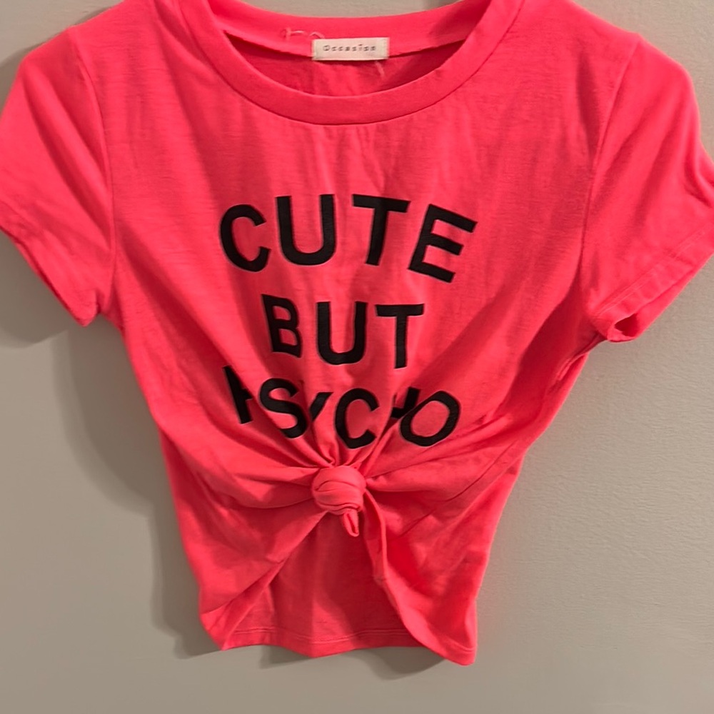 Cute But Psycho Pink women’s T-Shirt